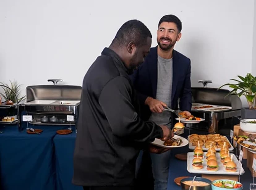Full Service Buffet Setup