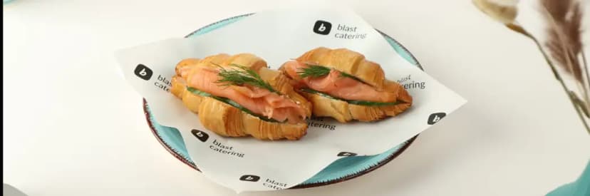 Smoked Salmon and Cucumber Croissant