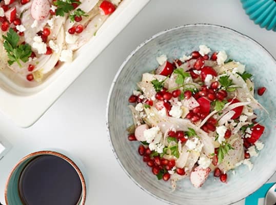 Fennel, Feta and Pomegranate Salad