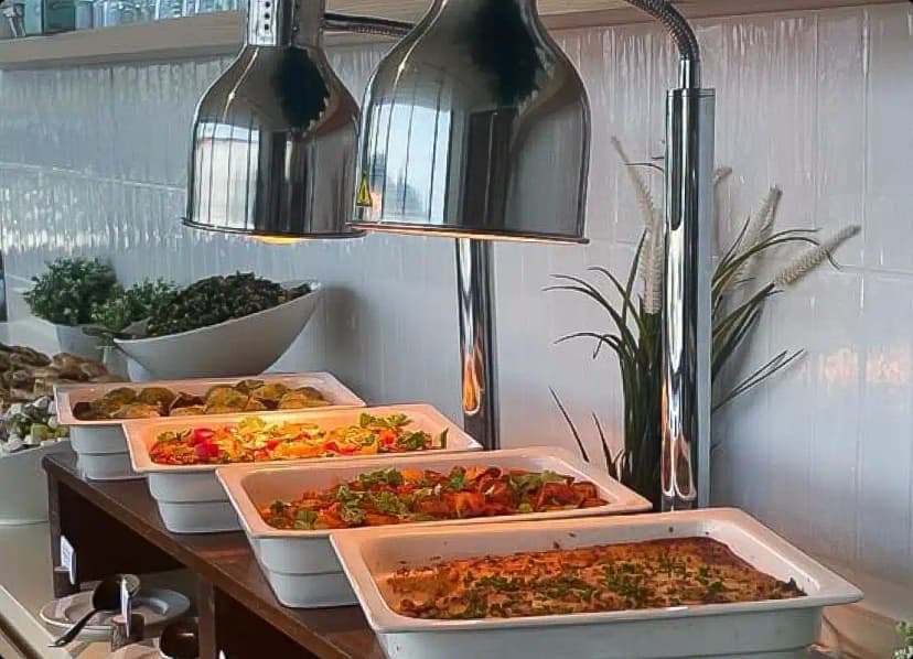 Buffet Setup for Office Lunch