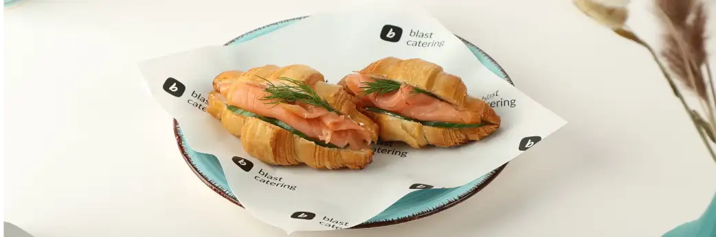 Smoked Salmon and Cucumber Croissant